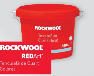 Tencuieli decorative - Tencuiala de cuart colorat Rockwool REDArt 25 kg